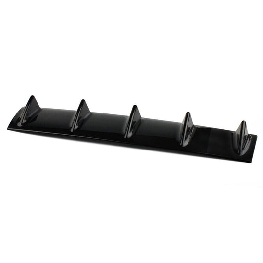 Universal 5 Fin Shark Fin Rear Bumper Lip Diffuser