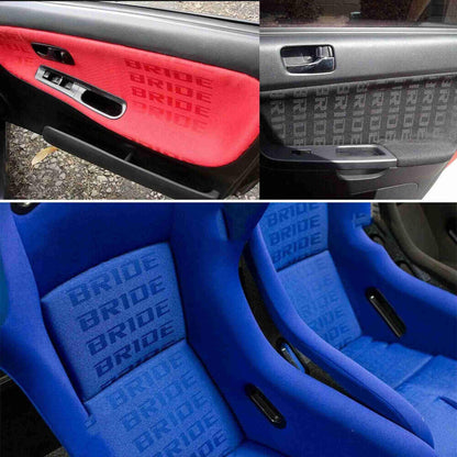Car Seats Cover Bride Gradation Fabric Cloth Decor