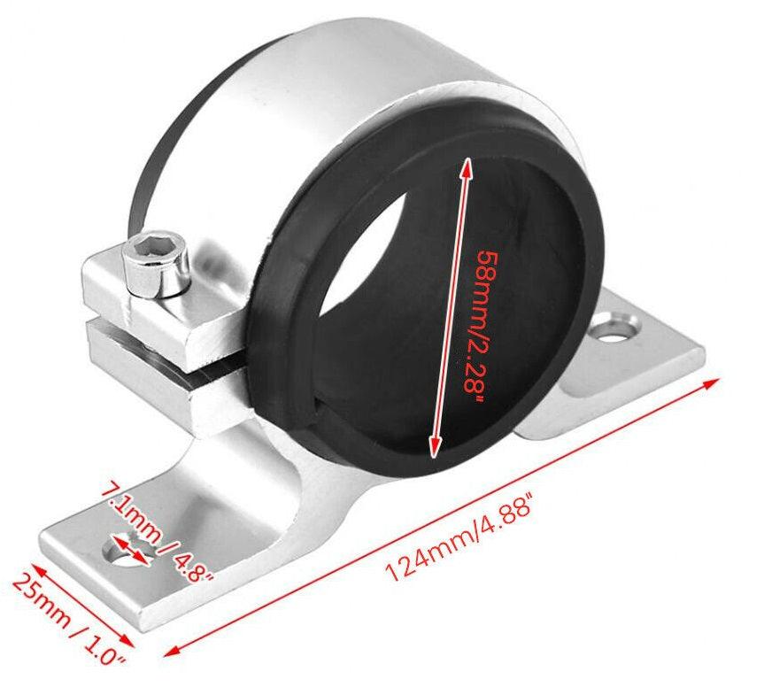58MM Single Clamp Cradle Fuel Pump Bracket Fuel Filter Mounting Bracket