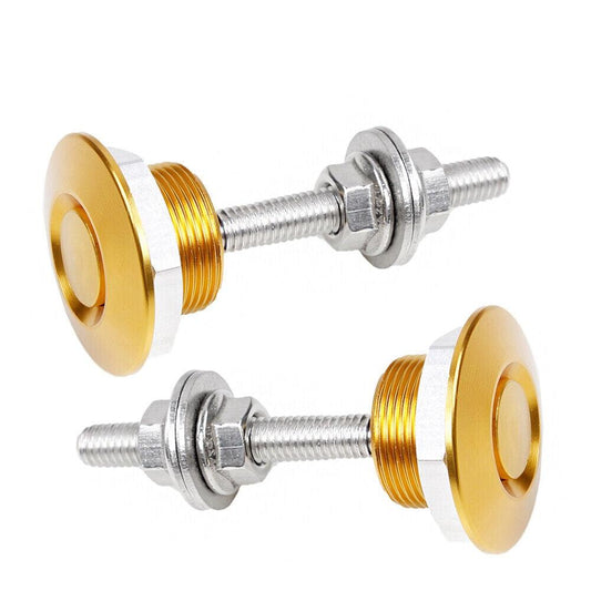 2Pcs Hood Pins Lock Clip Kit for Car Bumper License Plate Hood