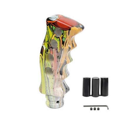 Resin Shift Knob Graffiti Pattern Manual Gear Shifter Knob