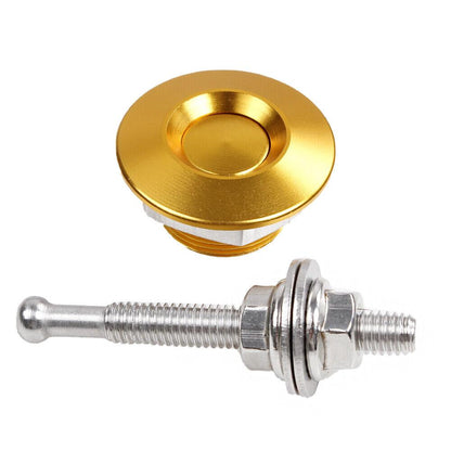 2Pcs Hood Pins Lock Clip Kit for Car Bumper License Plate Hood