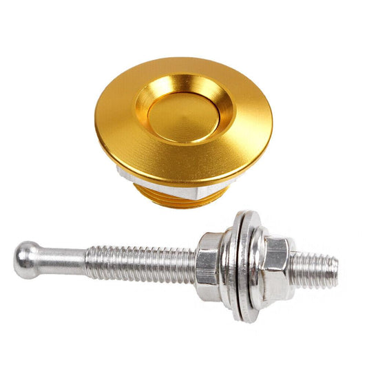 2Pcs Hood Pins Lock Clip Kit for Car Bumper License Plate Hood