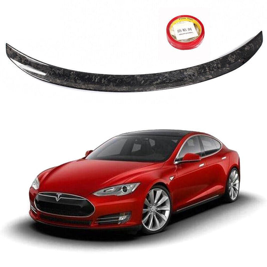Tesla Model 3 Spoiler Forged Carbon Fiber Spoiler P Style