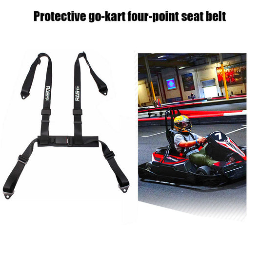 4 Point UTV Seat Belt Go Kart Harness 2 Inch Straps EZ Buckle
